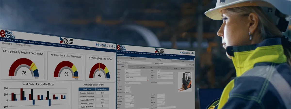 CMMS dashboard and worker
