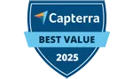 Capterra Best Value 2025 Award